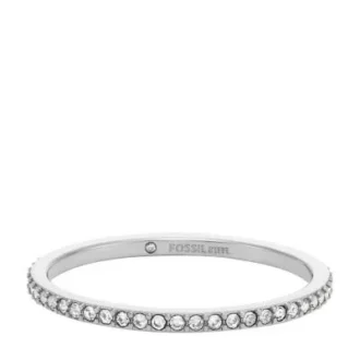 Ellis Pavé Glitz Edelstahl-Bandring