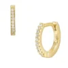 Ellis Pavé Glitz Goldfarbene Ohrringe aus Sterlingsilber Ellis Pavé Glitz Goldfarbene Ohrringe aus Sterlingsilber