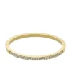Ellis Pavé Glitz Goldfarbenes Armreif aus Edelstahl