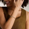 Ellis Pavé Glitz Goldfarbenes Armreif aus Edelstahl