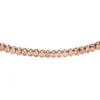 Ellis Pavé Glitz Roségoldfarbenes Messing-Tennisarmband Ellis Pavé Glitz Roségoldfarbenes Messing-Tennisarmband