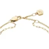 Ellis Shaky Glitz goldfarbenes Edelstahl-Mehrstrangarmband