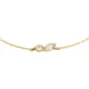 Ellis Toi Et Moi Armband aus goldfarbenem Messing