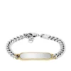 Ellis Zweifarbiges Edelstahl-ID-Armband Ellis Zweifarbiges Edelstahl-ID-Armband