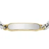 Ellis Zweifarbiges Edelstahl-ID-Armband Ellis Zweifarbiges Edelstahl-ID-Armband