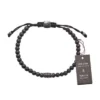 Everett Armband aus Hämatit und schwarzem Lavastein