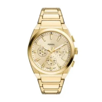 Everett Chronograph Goldfarbene Edelstahluhr