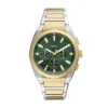 Everett Chronograph Zweifarbige Edelstahluhr