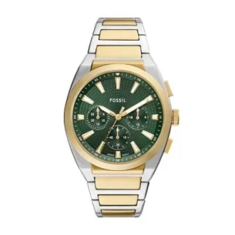 Everett Chronograph Zweifarbige Edelstahluhr