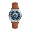 Fossil Heritage Automatikuhr mit braunem Lederarmband