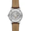 Fossil Heritage Automatikuhr mit braunem Lederarmband