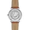 Fossil Heritage Automatikuhr mit braunem Lederarmband