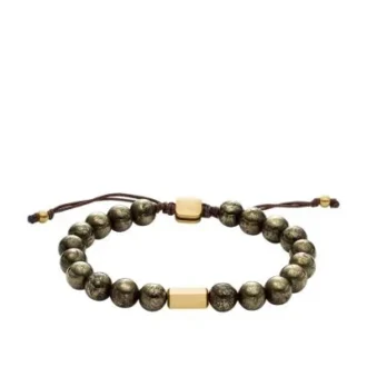 Galaxy Beads Armband mit grauen Pyritperlen