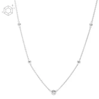Glitz Sterling Silber Halskette Box Set