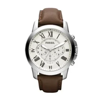 Grant Chronograph Braune Lederuhr