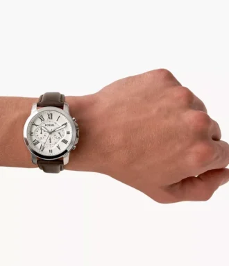 Grant Chronograph Braune Lederuhr