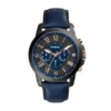 Grant Chronograph Navy Lederuhr
