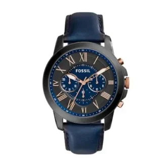 Grant Chronograph Navy Lederuhr