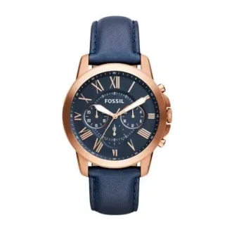 Grant Chronograph Navy Lederuhr