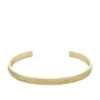 Harlow Linear Texture Armreif aus goldfarbenem Edelstahl