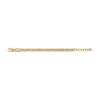 Harlow Linear Texture Chain Goldfarbenes Edelstahlarmband