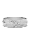 Harlow Linear Texture Edelstahl-Bandring Harlow Linear Texture Edelstahl-Bandring