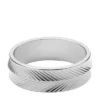 Harlow Linear Texture Edelstahl-Bandring Harlow Linear Texture Edelstahl-Bandring