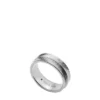 Harlow Linear Texture Edelstahl-Bandring Harlow Linear Texture Edelstahl-Bandring