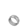 Harlow Linear Texture Edelstahl-Bandring Harlow Linear Texture Edelstahl-Bandring