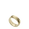Harlow Linear Texture Goldfarbener Edelstahl-Bandring Harlow Linear Texture Goldfarbener Edelstahl-Bandring