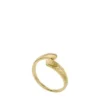 Harlow Linear Texture Goldfarbener Edelstahl-Wrap-Ring