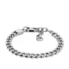 Harlow Linear Texture Kettenarmband aus Edelstahl