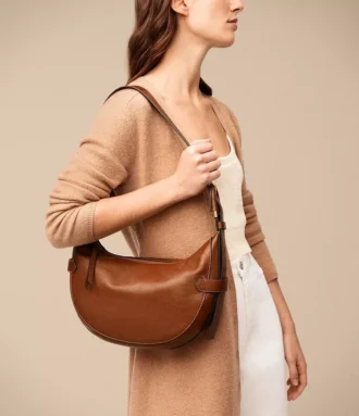 Harwell Leder-Hobo-Tasche