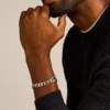 Heritage D-Link Edelstahl-Kettenarmband