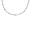 Heritage D-Link Glitz Edelstahl-Tennis-Halskette
