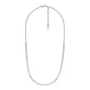 Heritage D-Link Glitz Edelstahl-Tennis-Halskette
