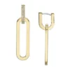 Heritage D-Link Glitz Goldfarbene Edelstahl-Ohrringe