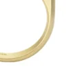 Heritage D-Link Glitz Goldfarbener Siegelring aus Edelstahl
