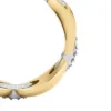Heritage D-Link Glitz Zweifarbiger Edelstahl-Bandring