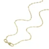 Heritage D-Link Goldfarbene Edelstahl-Kettenhalskette