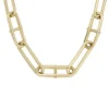 Heritage D-Link Goldfarbene Edelstahl-Kettenhalskette