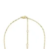 Heritage D-Link Goldfarbene Edelstahl-Kettenhalskette