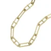 Heritage D-Link Goldfarbene Edelstahl-Kettenhalskette