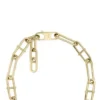 Heritage D-Link Goldfarbene Edelstahl-Kettenhalskette