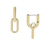 Heritage D-Link Goldfarbene Edelstahl-Ohrringe