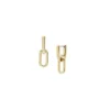 Heritage D-Link Goldfarbene Edelstahl-Ohrringe