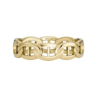 Heritage D-Link Goldfarbener Edelstahlring
