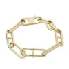 Heritage D-Link Goldfarbenes Edelstahl-Kettenarmband