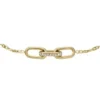 Heritage D-Link Goldfarbenes Edelstahl-Kettenarmband