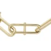 Heritage D-Link Goldfarbenes Edelstahl-Kettenarmband